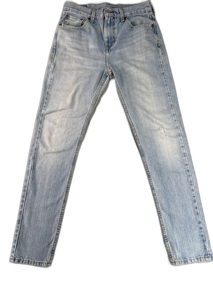 Levi's 510 Straight Jeans 30 Unisex Light Wash Denim Vintage Leg Made in