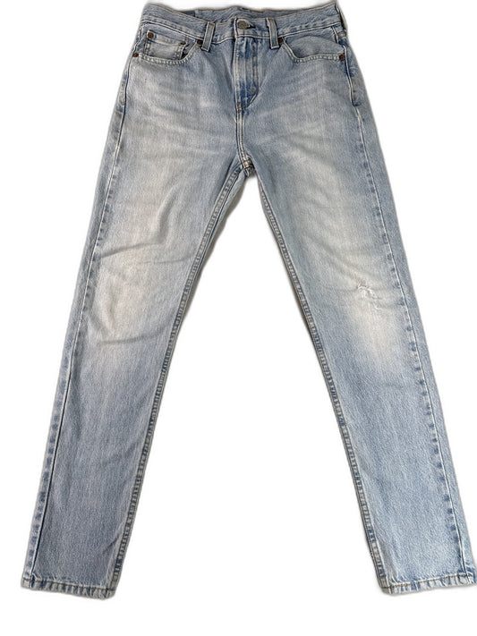 Levi's 510 Straight Jeans 30 Unisex Light Wash Denim Vintage Leg Made in