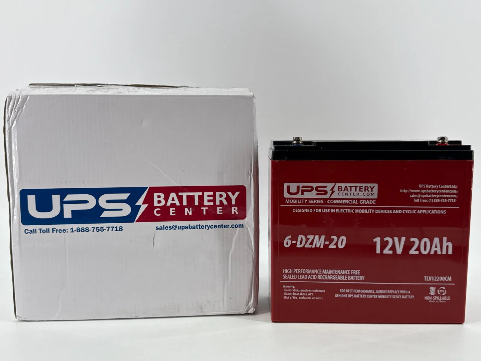 UPS Battery 6-DZM-20 12V 20Ah SLA Mobility Scooter E Bike Rechargeable Cell