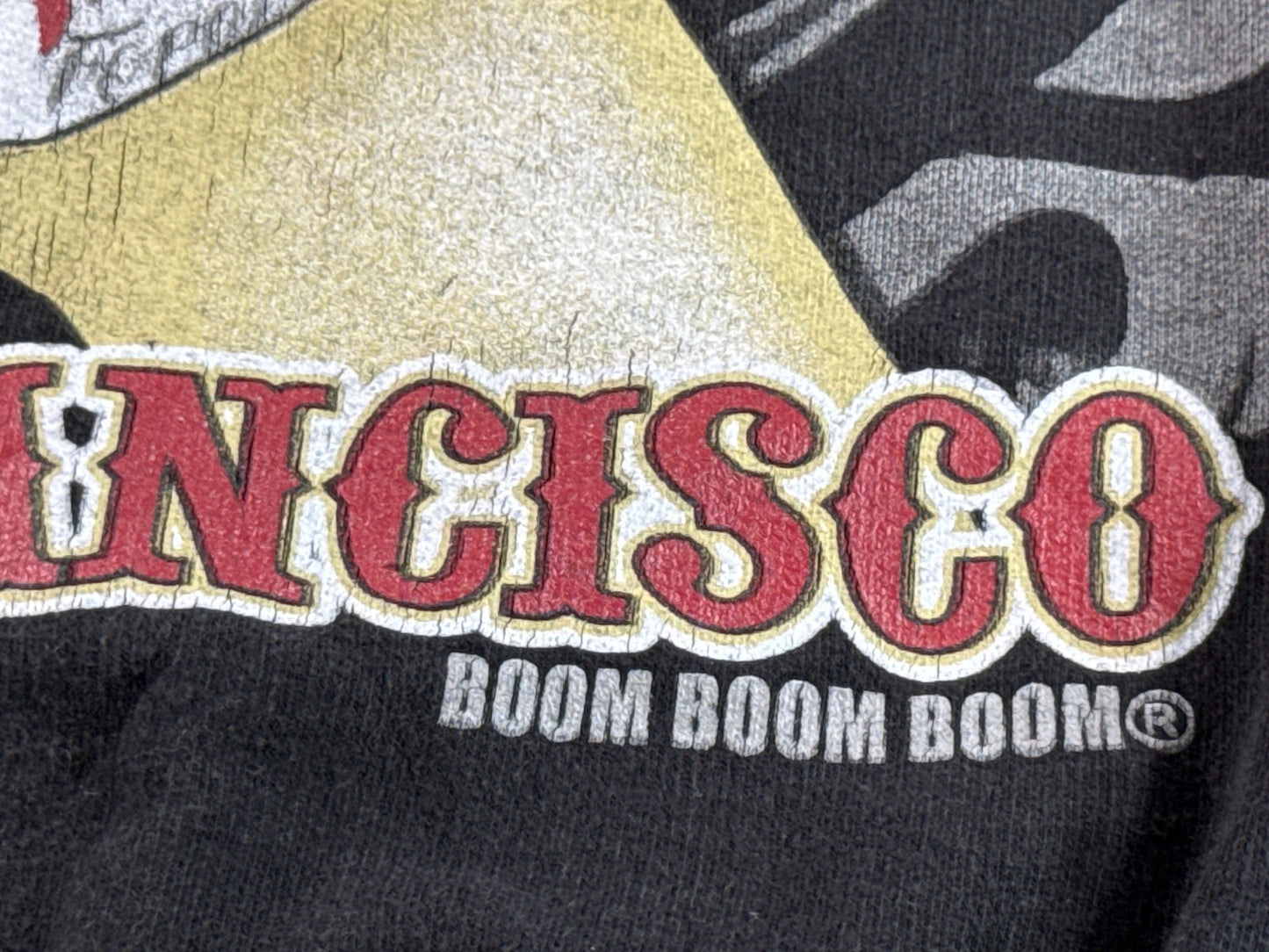Unbranded San Francisco 49ers Sweatshirt Men's M Black Cotton Crewneck Long