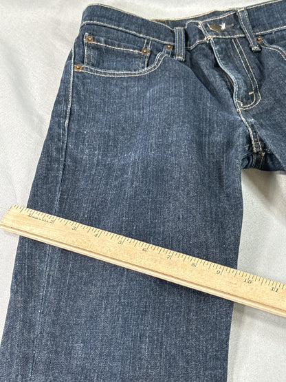 Levi's 511 Straight Leg Jeans W 31 L 32 Dark Wash Cotton Classic Fit Pockets
