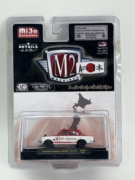 M2 Machines 69 Datsun Bluebird 1600SSS MiJo Yokohama 1:64 Limited 3200 Unbranded