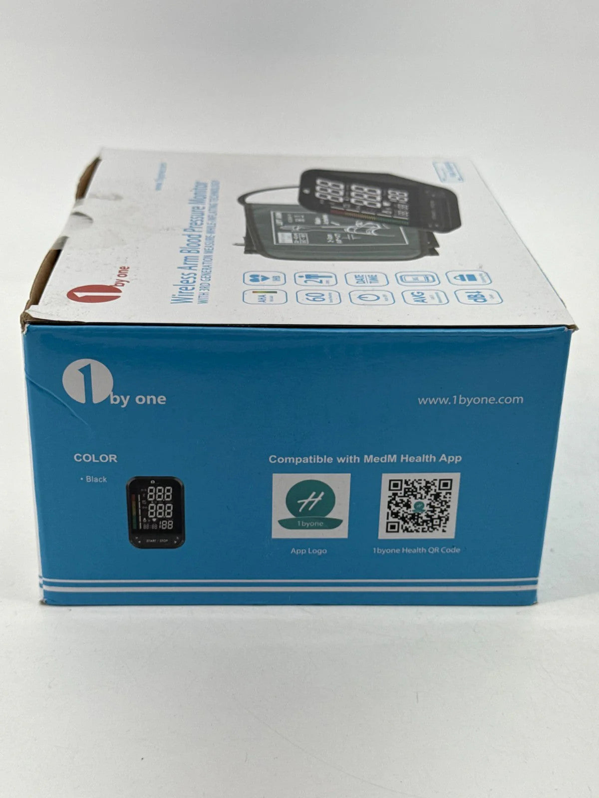 1byone Wireless Arm Blood Pressure Monitor Cuff App Support TMB-1585-BS Apparel