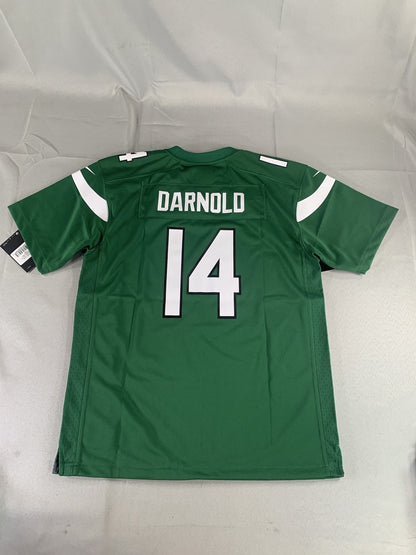 New York Jets Jersey Youth XL 18/20 Green NFL Football Darnold 14 Nike Shirt