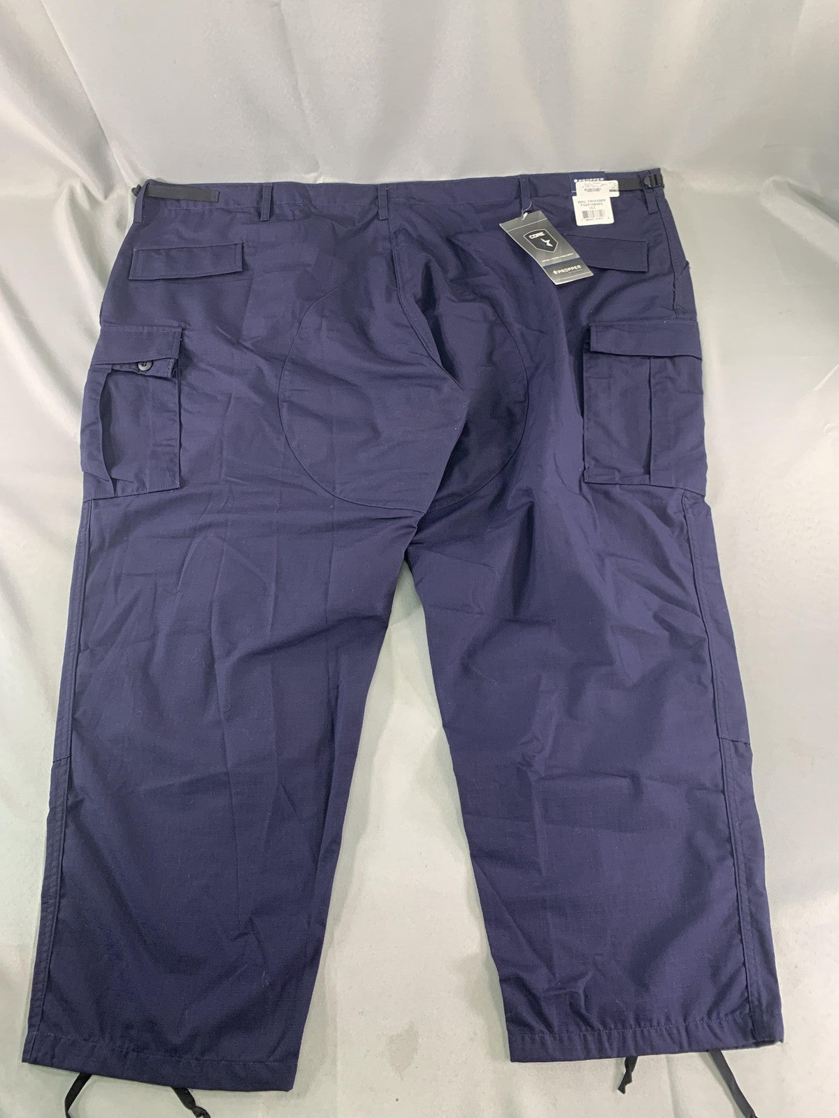 Propper Pants Mens 5XLS Navy Blue BDU Trouser Battle Rip Cargo Tactical code on
