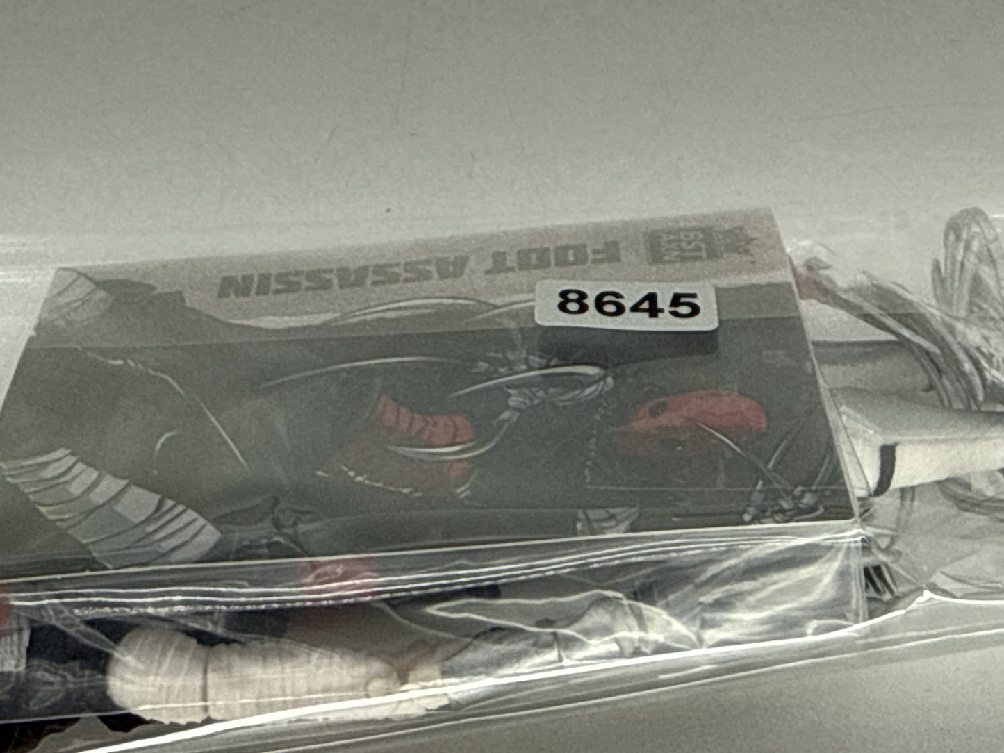 The Loyal Subjects Foot Assassin Action Figure Red Black Silver Plastic Comics