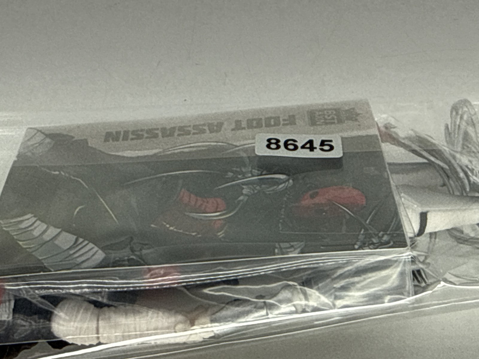 The Loyal Subjects Foot Assassin Action Figure Red Black Silver Plastic Comics