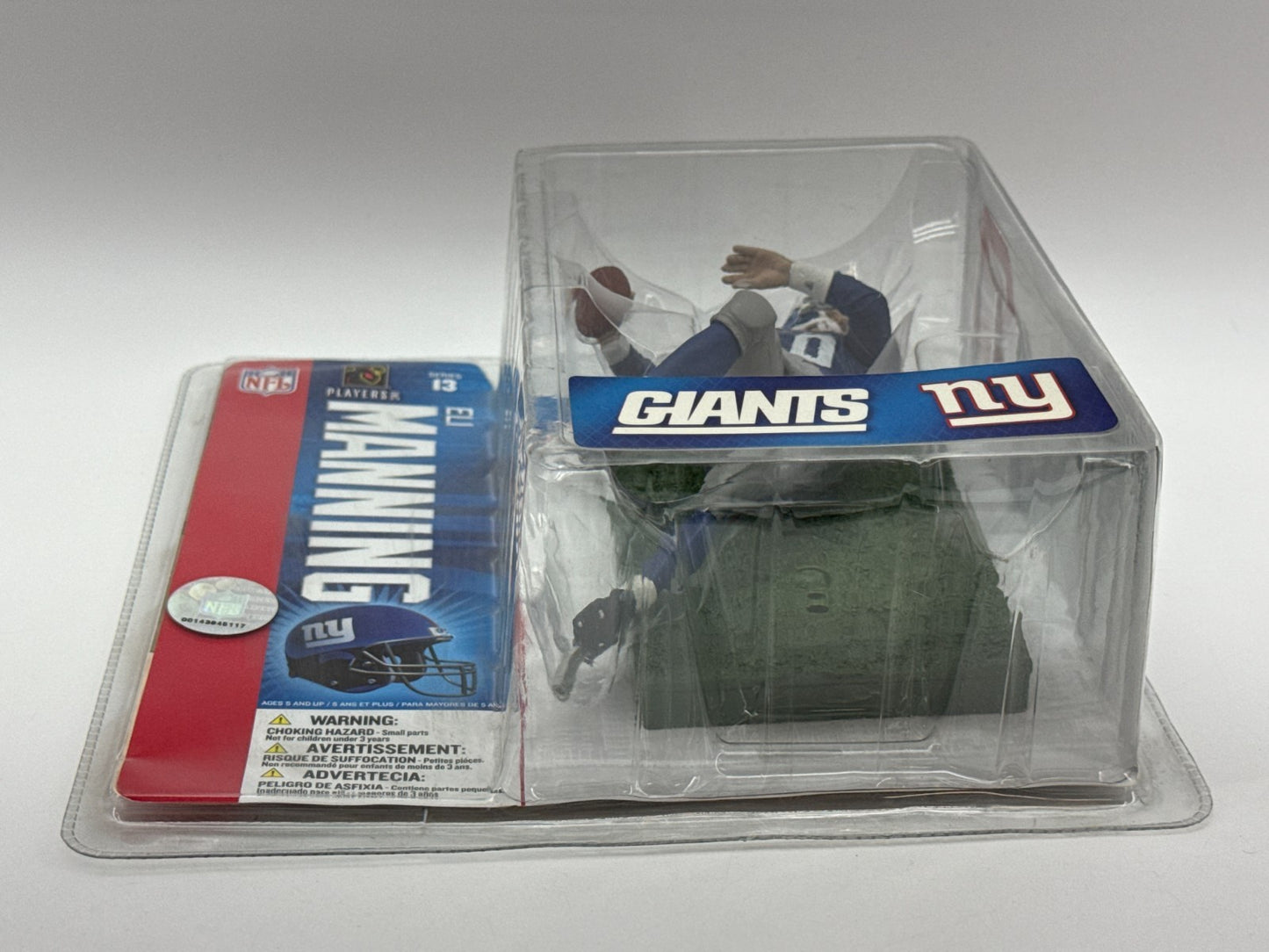 McFarlane NFL Series 13 Eli Manning NY Giants #10 QB Blue Jersey Figure Debut