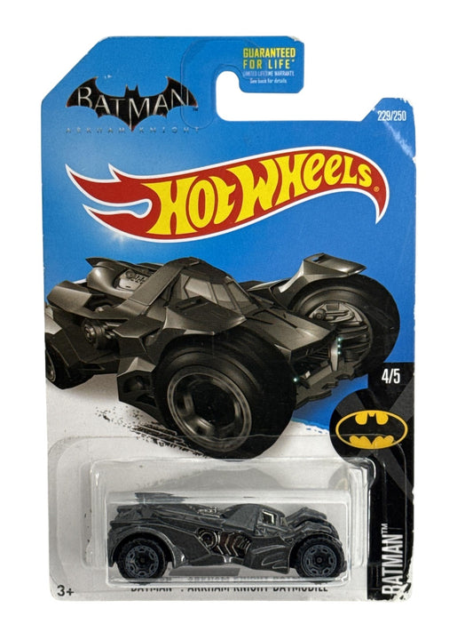 Hot Wheels Batman Arkham Knight Batmobile 2015 Gray 1:64 Diecast Sealed Red 164