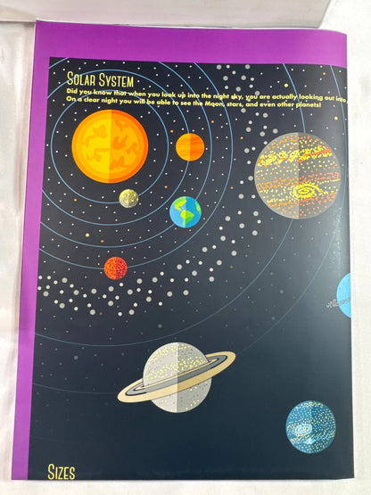 Let's Explore VR Headset Space STEM Kit w Books Cube Model Poster - USED Vintage