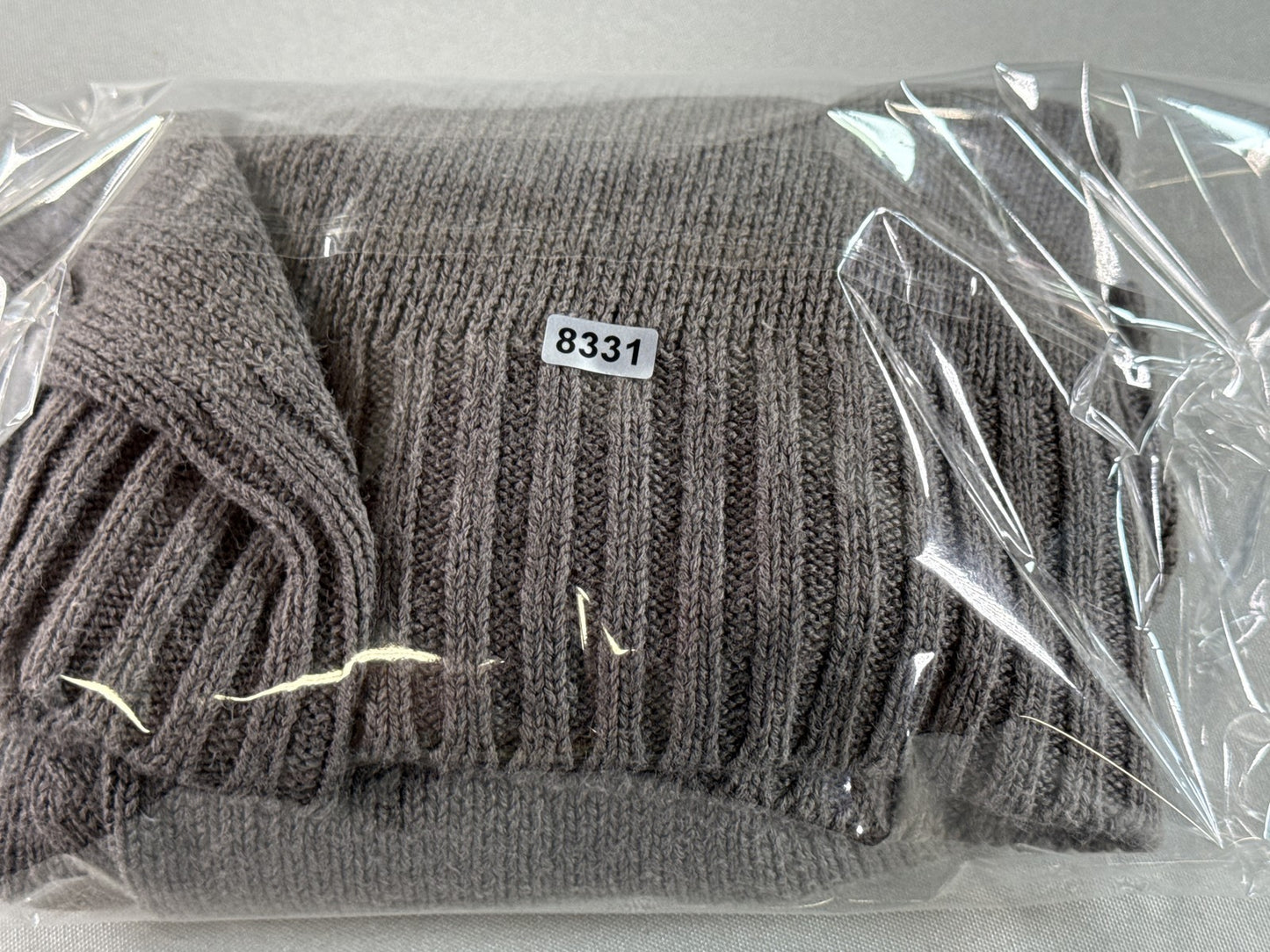 SAG HARBOR H03154 Cable Knit Turtleneck Sweater Unisex Medium Gray Relaxed Fit