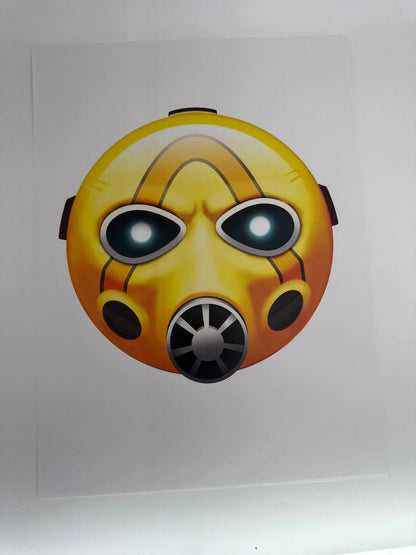 Borderlands Vault Mask Art Print Set x9 Video Game Promo Poster Bundle Unsigned
