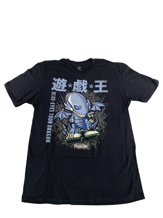 Yu-Gi-Oh Blue-Eyes Toon Dragon Shirt Mens Large Graphic Anime Funko Pop Tees 100