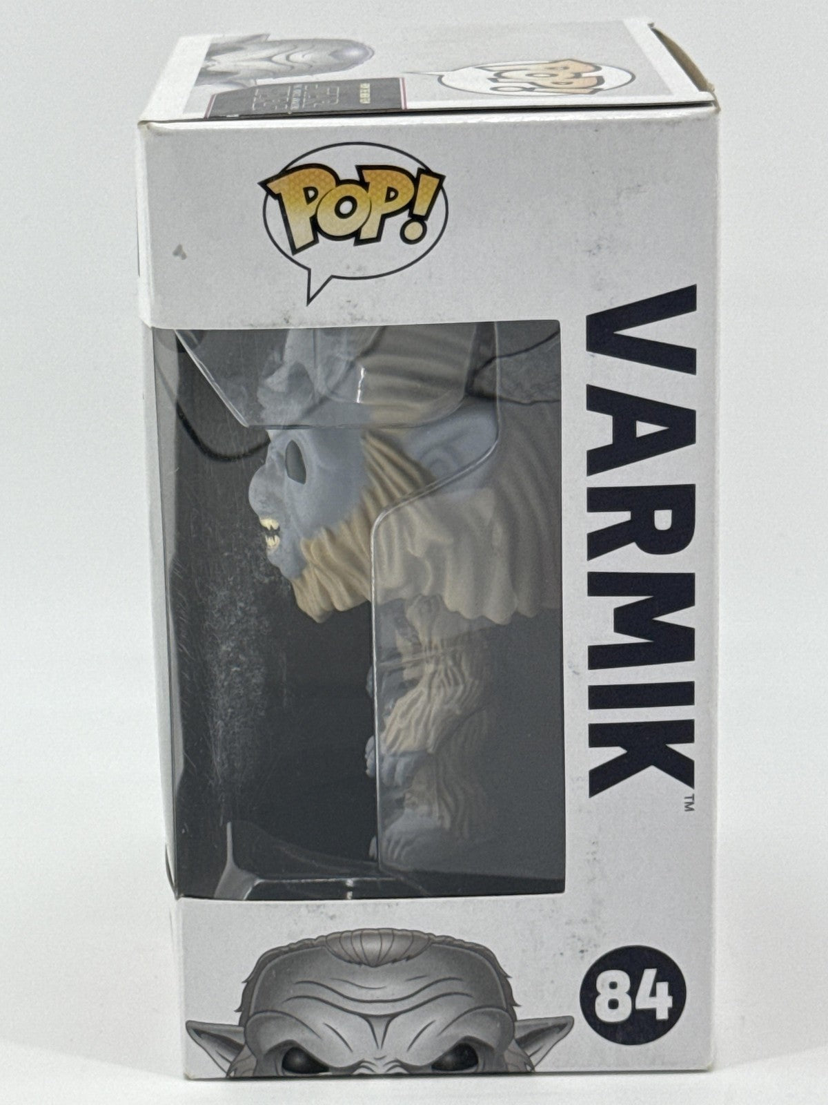 Star Wars Funko Pop Varmik #84 Gray Vinyl Bobble-Head Figure Force Awakens NWT