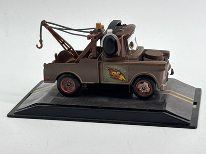 Disney Cars Tow Mater 1:43 Diecast Truck w Display Base Disney Store Exclusive