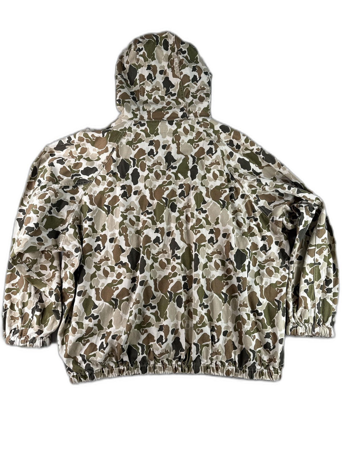 LFYT Camo Hooded Jacket Mens Camouflage Outdoor Full Zip Lightweight