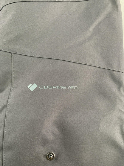 Obermeyer Brisk Snow Pants Youth Medium 10-12 Gray Basalt Waterproof Insulated