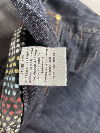 Freestyle Revolution Jeans Womens 22 Blue Bowie Sand Stretch Denim Straight Leg