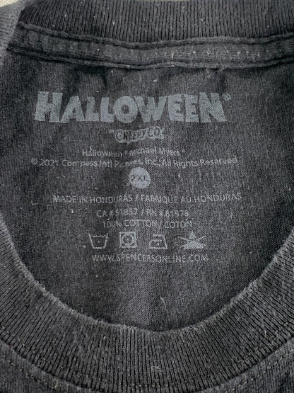 Halloween Safety Shirt Mens 2XL Michael Myers Babysitter Guide Horror Movie Tee