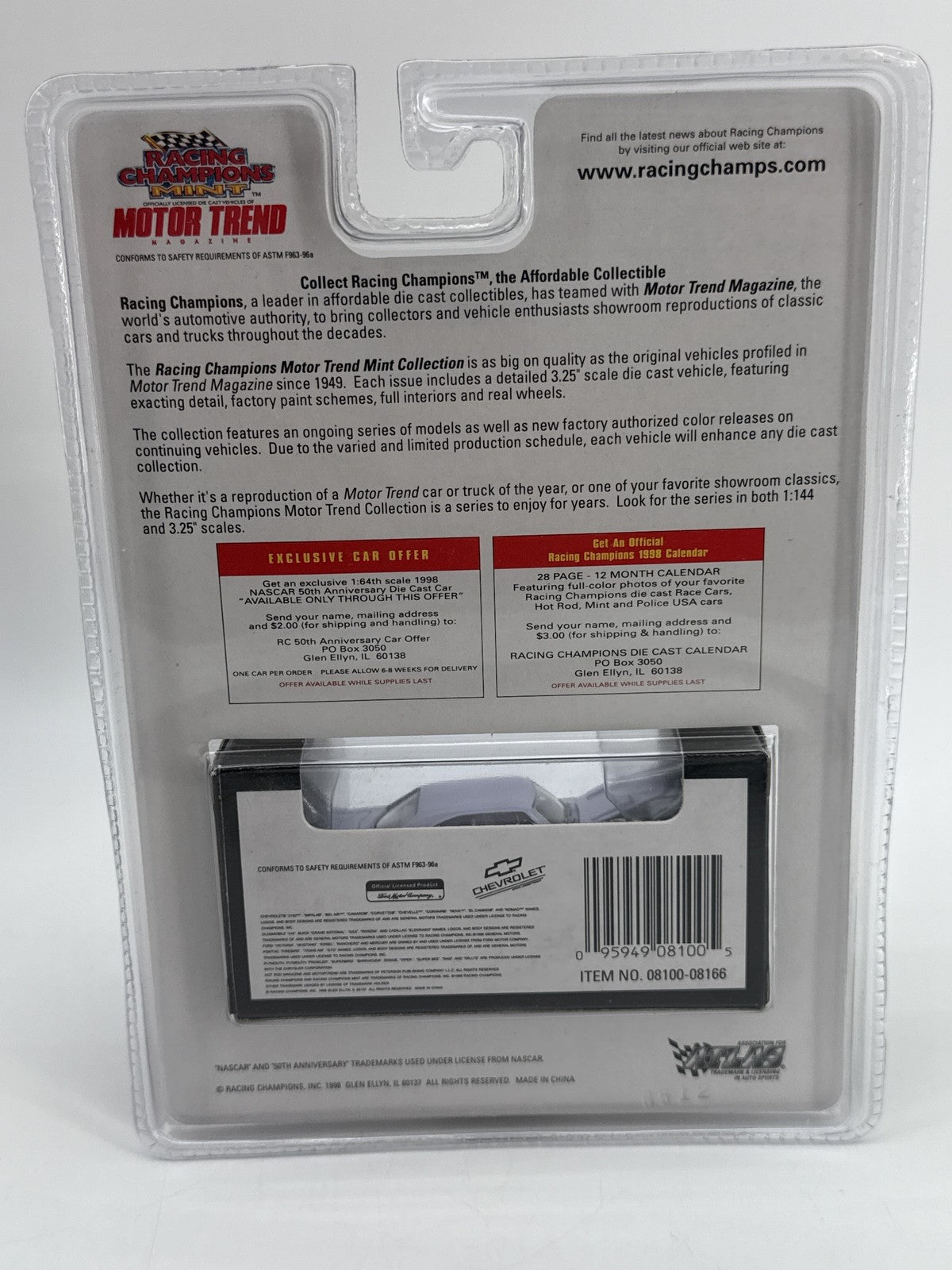 Racing Champions Mint Motor Dodge Super Bee Diecast Car 1:64 White Trend