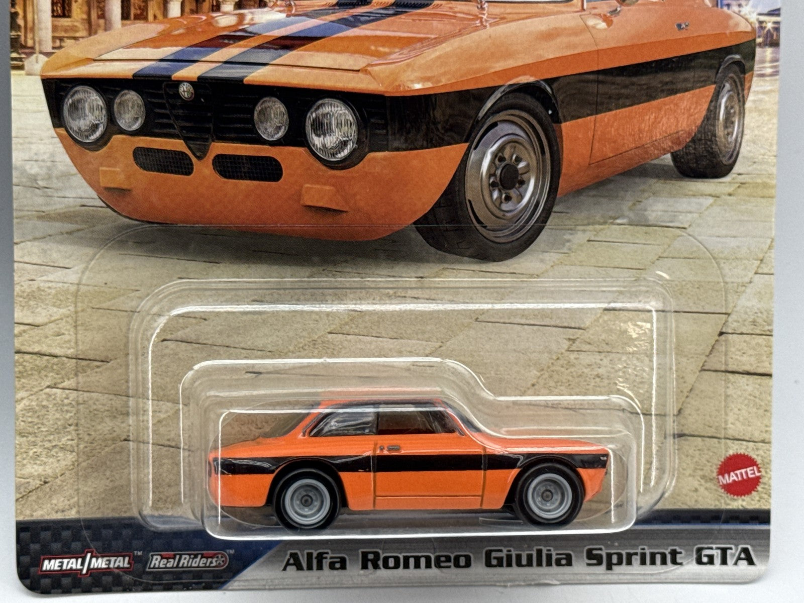 Hot Wheels Premium Fast Alfa Romeo Giulia Furious Diecast Car Orange Metal Set