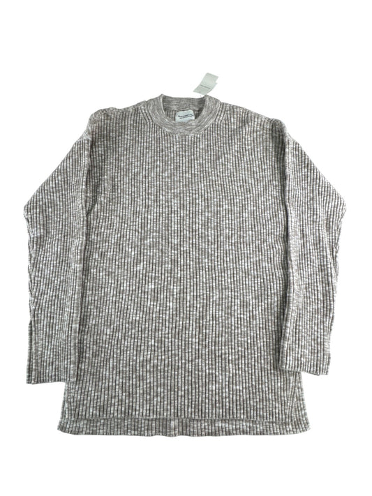 Abercrombie & Fitch Sweater Womens XXS Beige Soft A&F Collection Ribbed Knit New