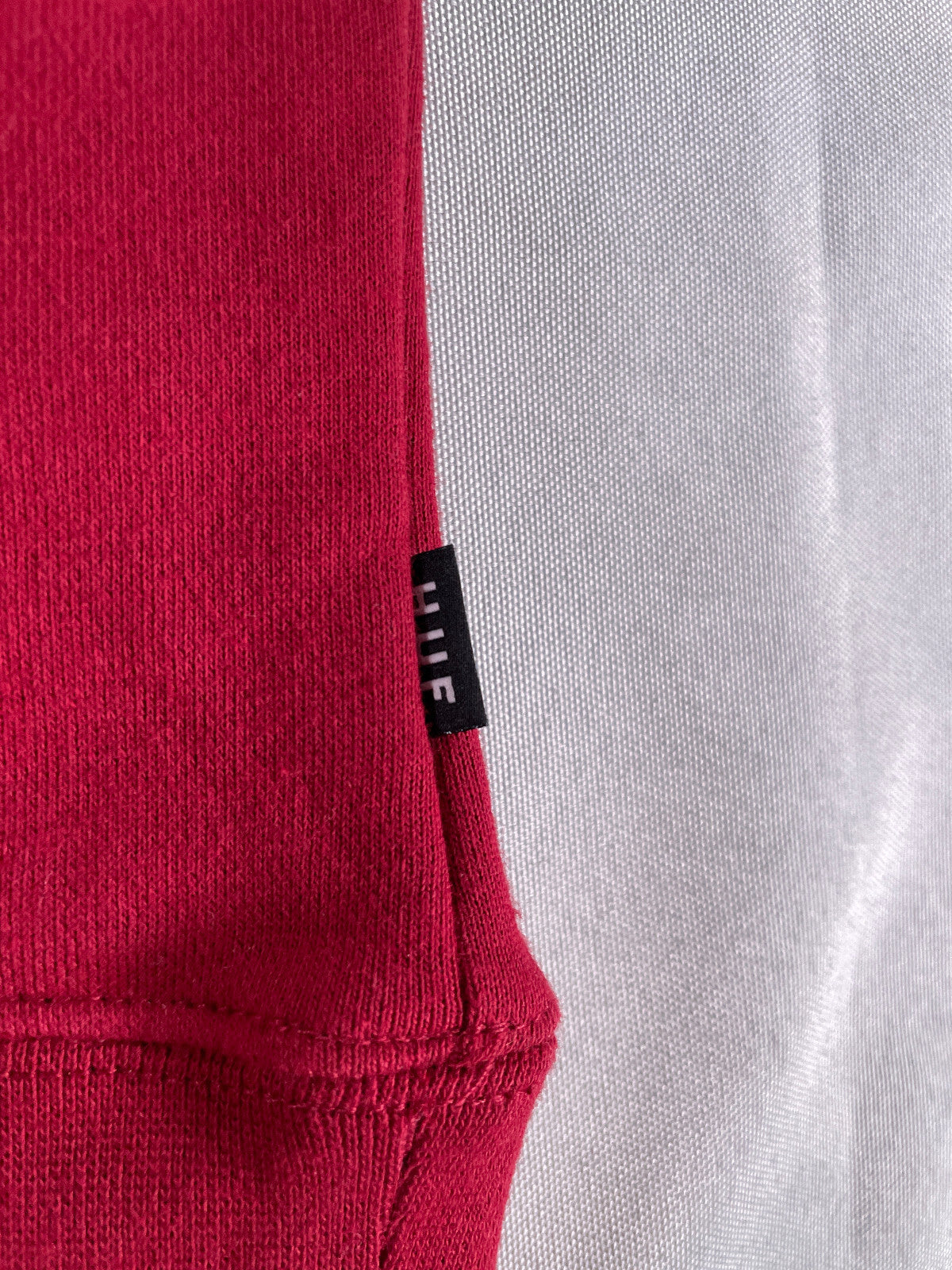 HUF Prism TT Crewneck Sweatshirt Mens M Red Pullover PF00399 Worldwide Graphic