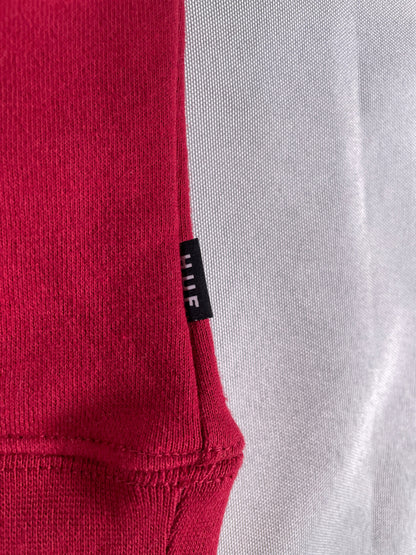 HUF Prism TT Crewneck Sweatshirt Mens M Red Pullover PF00399 Worldwide Graphic