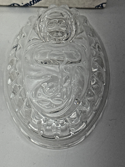Princess House Crystal Nativity Set 3 Pc Lead Crystal Germany Mary Kings Apparel