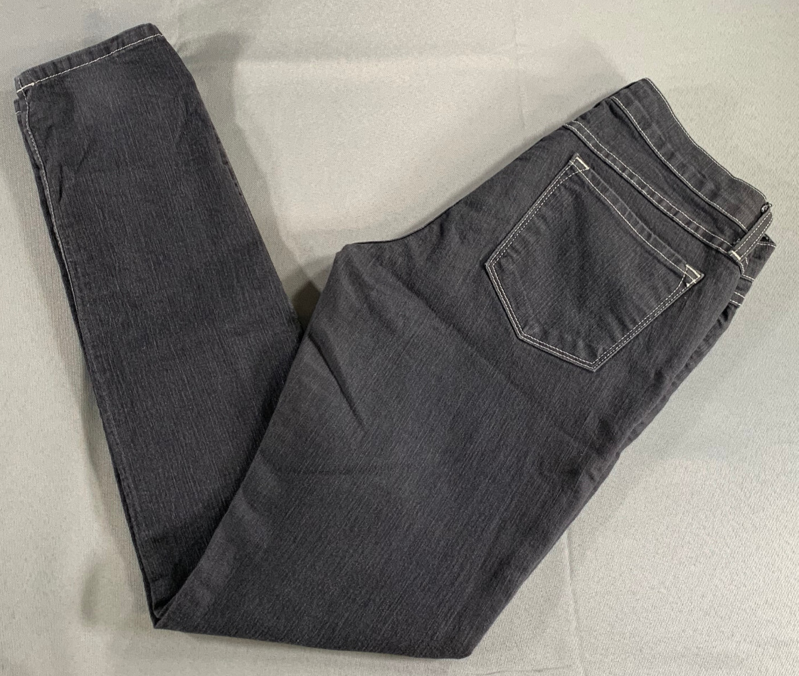 Flying Monkey Gray Skinny Jeans Size 9 Stretch Mid Rise USA Made Classic Fit