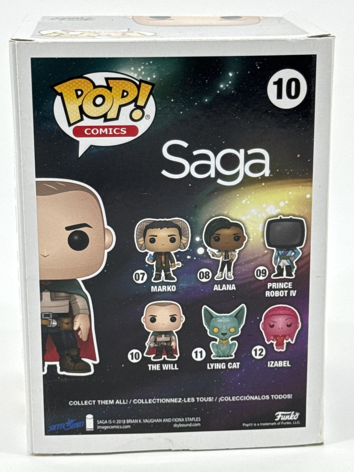 Funko Pop Comics Saga The Will #10 Vinyl Figure Standard Size Multicolor Apparel