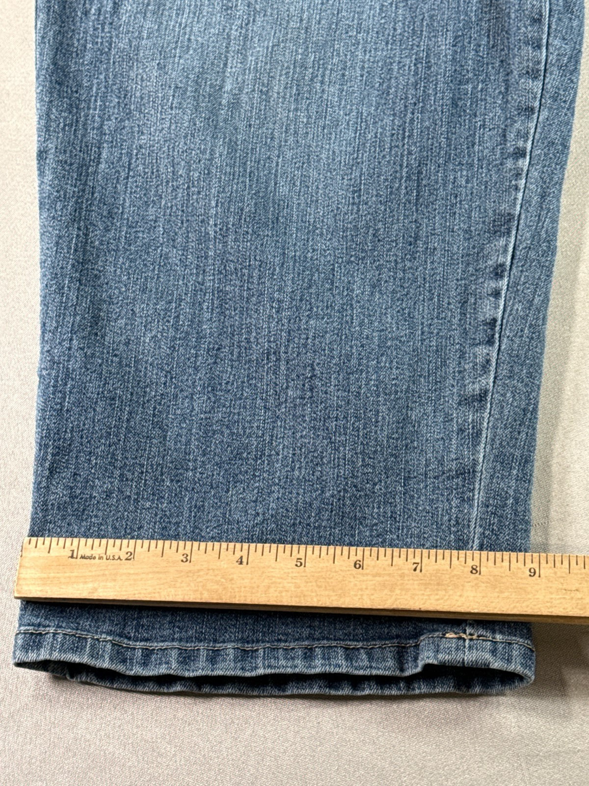 Style & Co Denim Capri Jeans Womens 18 Blue Stretch Mid Rise Cropped Pants
