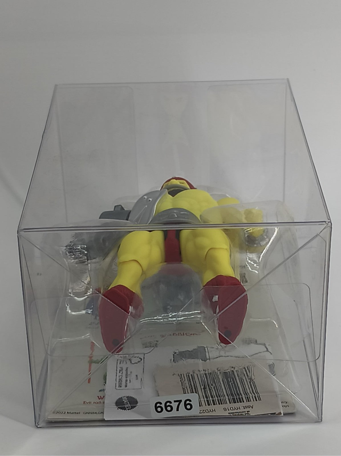 Trap Jaw MOTU Origins Mini Comic Version Mattel 2022 Figure Masters  Red Acrylic