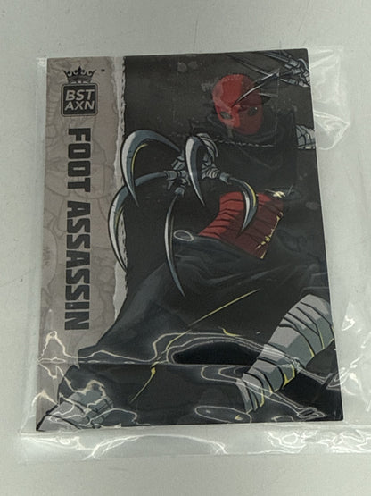 The Loyal Subjects Foot Assassin Action Figure Red Black Silver Plastic Comics