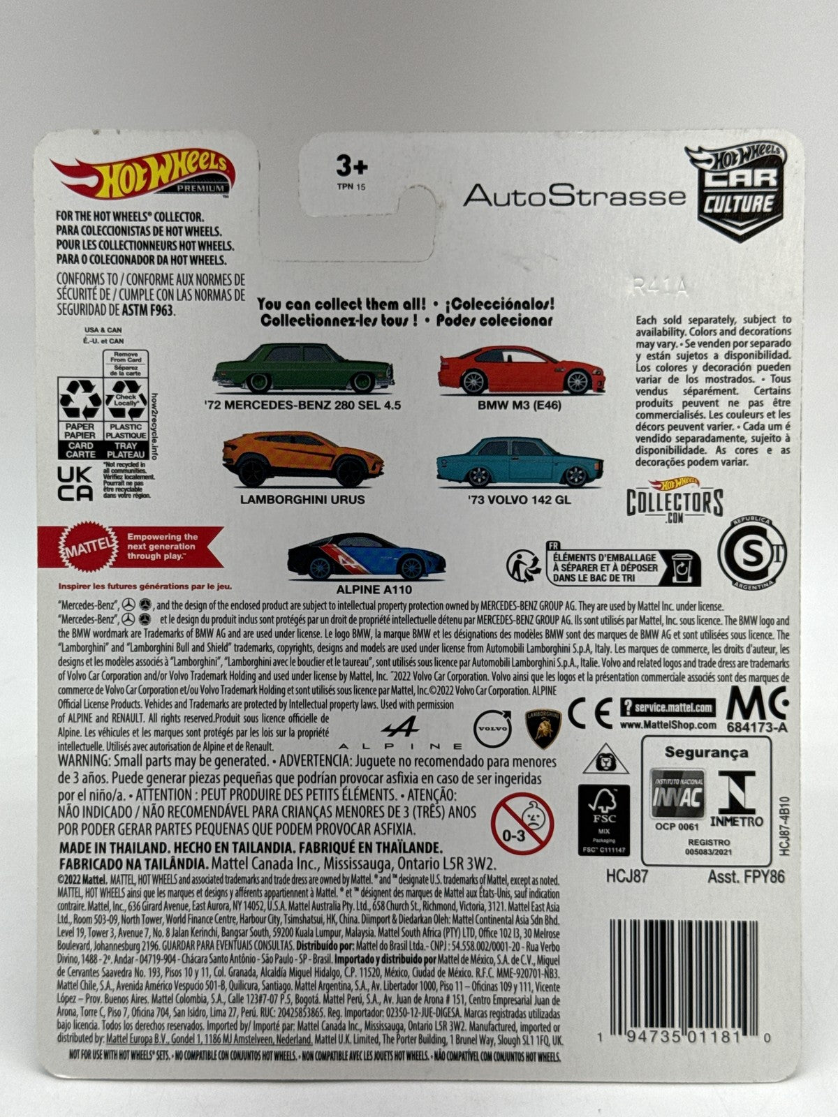 Hot AutoStrasse '73 Wheels Volvo 142 GL Die cast Car Teal Metal Real