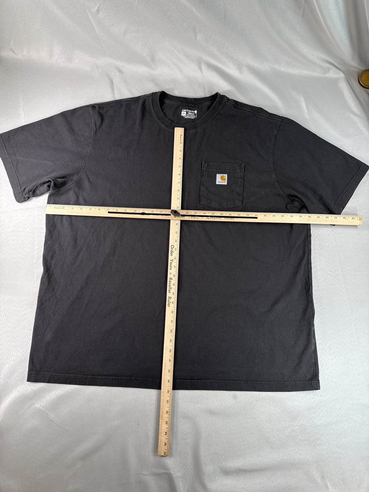 Carhartt K87 Pocket Tee 3XL Black Cotton Regular Fit Short Sleeve Graphic