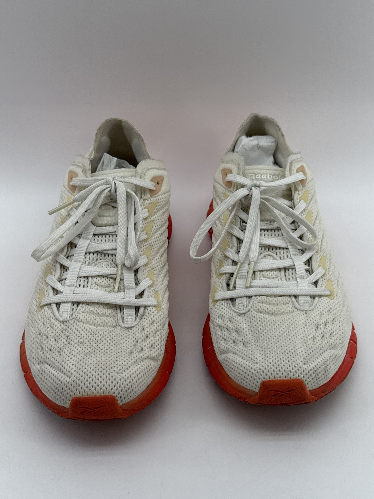 Reebok Classic Rocket Ice Low Athletic Shoes Womens 8½ White/Orange Mesh