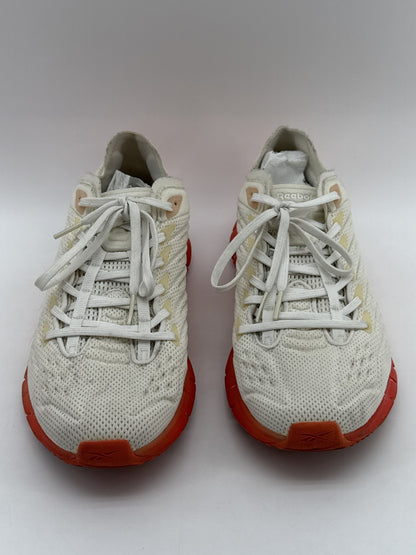 Reebok Classic Rocket Ice Low Athletic Shoes Womens 8½ White/Orange Mesh