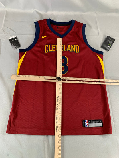 Nike NBA Isaiah Thomas Cleveland Cavaliers Jersey Red Gold Dri-Fit Youth L NWT