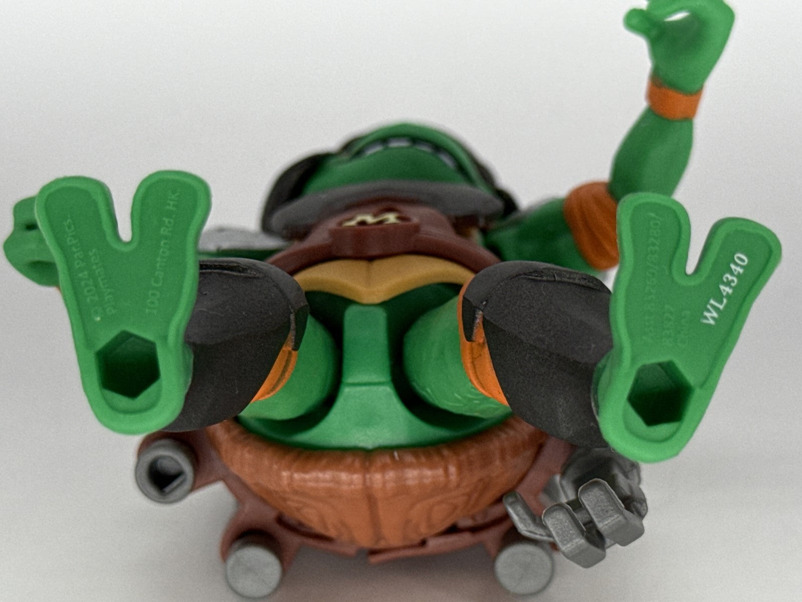 Playmates Collectible Michelangelo Action Figure Green Plastic TMNT Teenage Toy