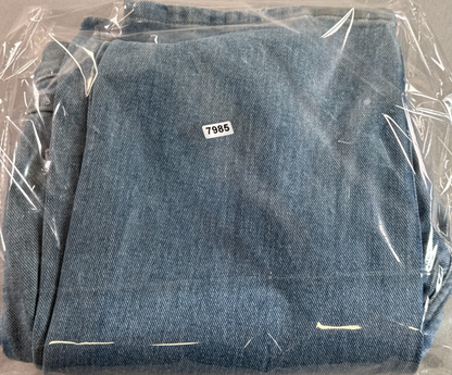 Wrangler Jeans Mens 31 Vintage Light Wash Denim Straight Leg 97601SB Workwear