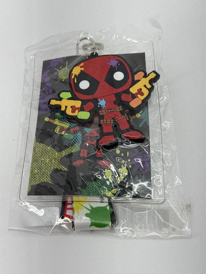 Funko Pocket Pop Keychain! Deadpool GameStop Lanyard Marvel Red Apparel Clothing