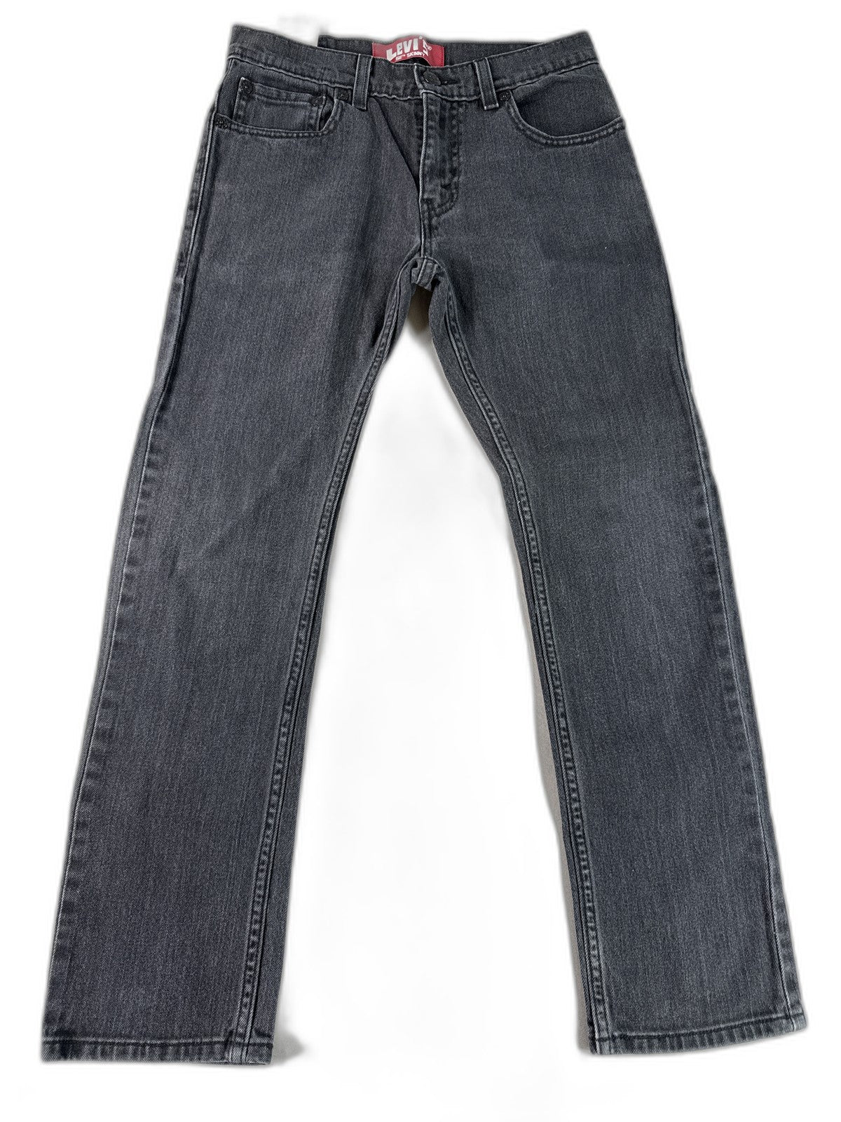 Levi's 511 Straight Fit Jeans 27X27 Black Cotton Elastane Regular Classic