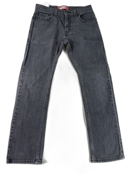 Levi's 511 Straight Fit Jeans 27X27 Black Cotton Elastane Regular Classic