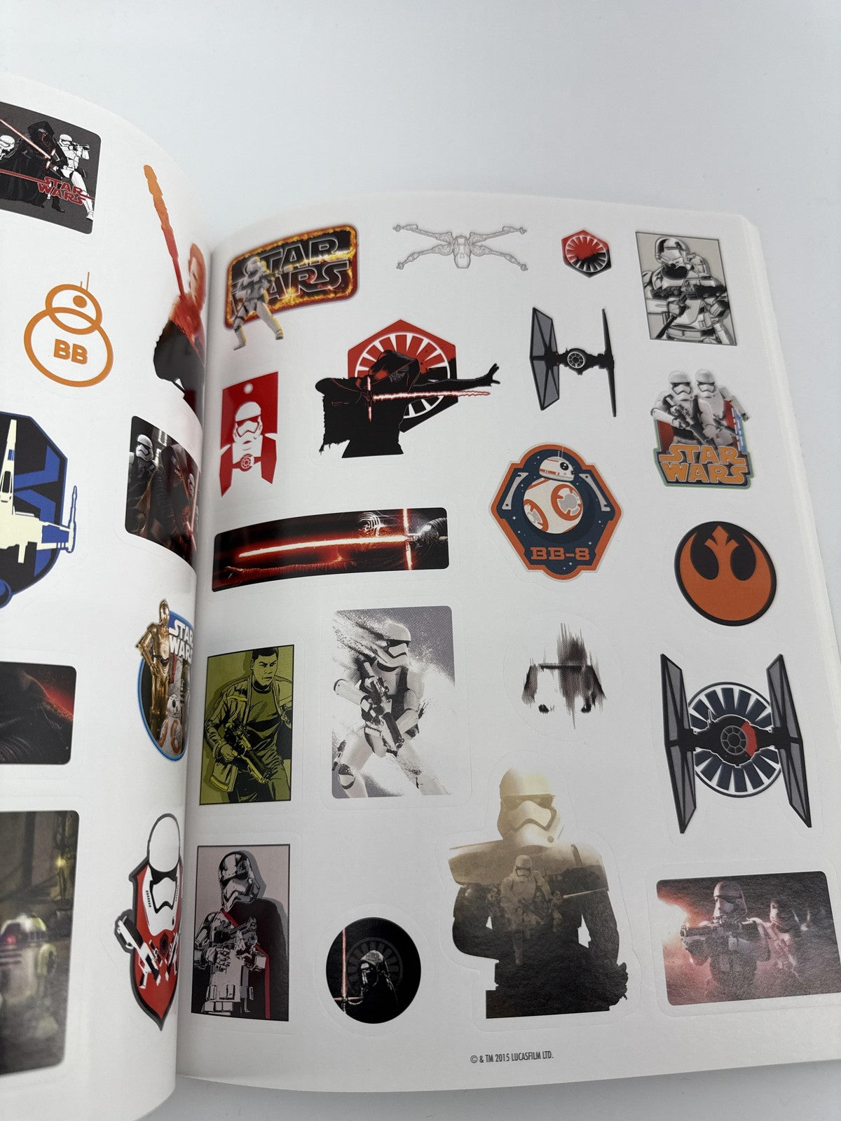 Star Wars Force Awakens Ultimate Sticker Collection Stickerscapes 2 Book Fun Pad