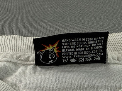 Hundreds The Graphic Tee S Streetwear White 100% Cotton Short Sleeve