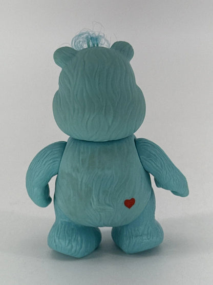 1983 Kenner Care Bears Bedtime Bear 3.5" Poseable Figure Blue Moon Star Vintage