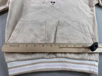 Tommy Hilfiger Heart Graphic Sweatshirt 2T Khaki Cotton Crewneck Long Sleeve Men