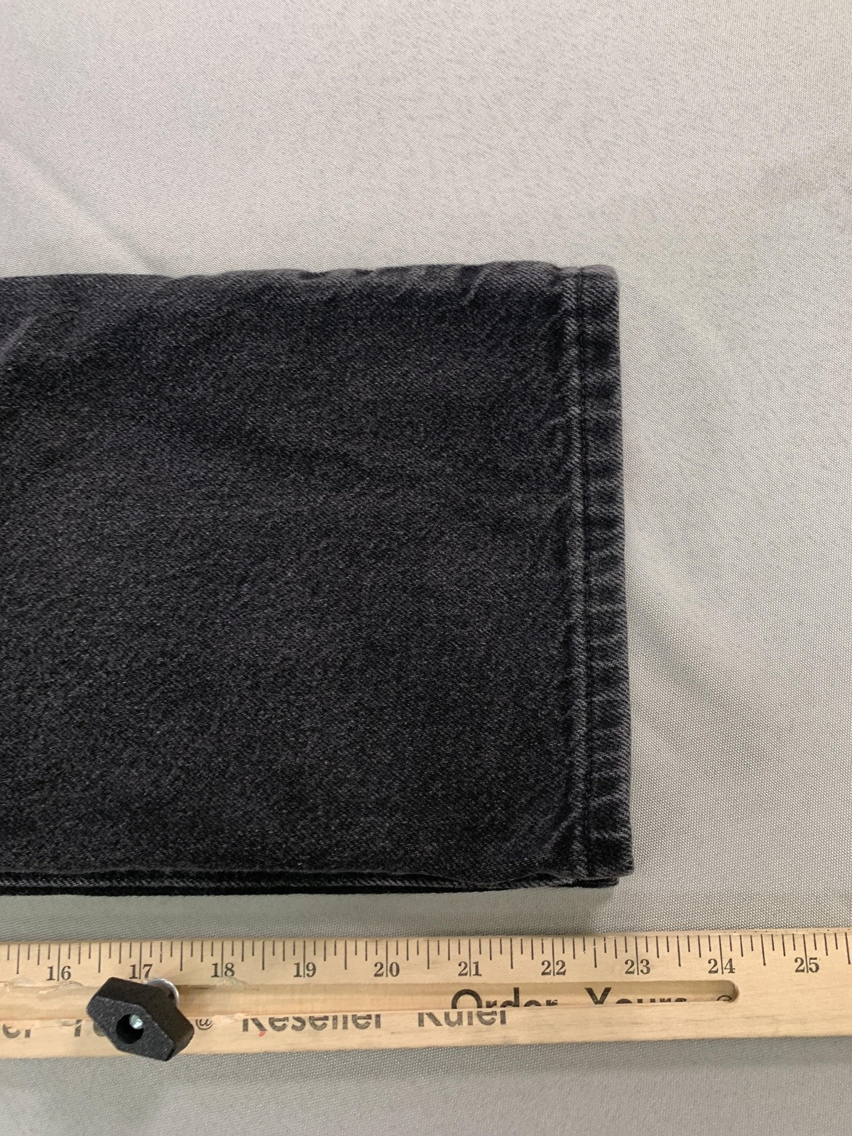 Arizona Jean Co Jeans Boys 10 Husky Black Gray Relaxed Straight Denim 5 Pocket