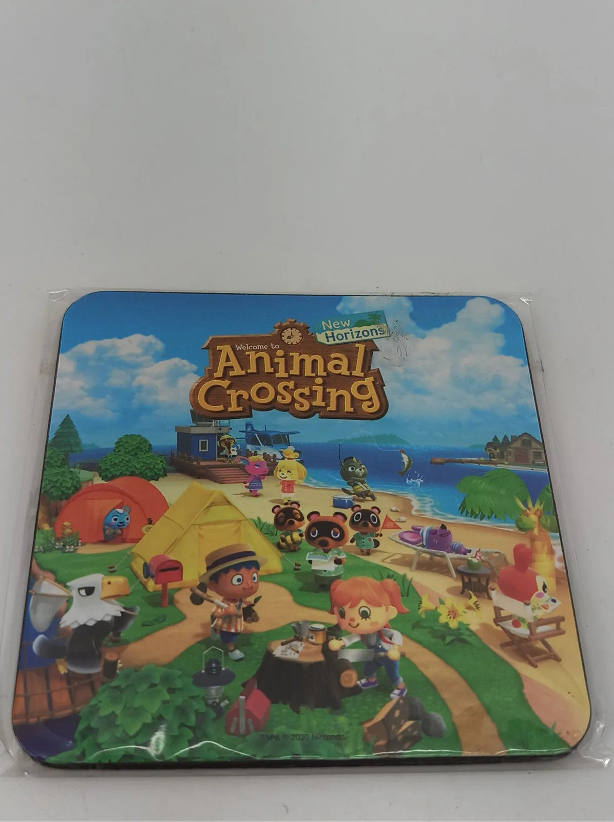 Animal Crossing New Horizons Nintendo Switch Coaster Tom Nook Official Apparel